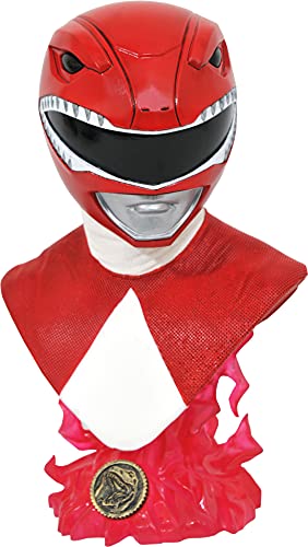 Diamond Select Toys Legends In 3D: Mighty Morphin Power Rangers - Red Ranger Bust (1/2) (Sep212194) von Diamond Select Toys