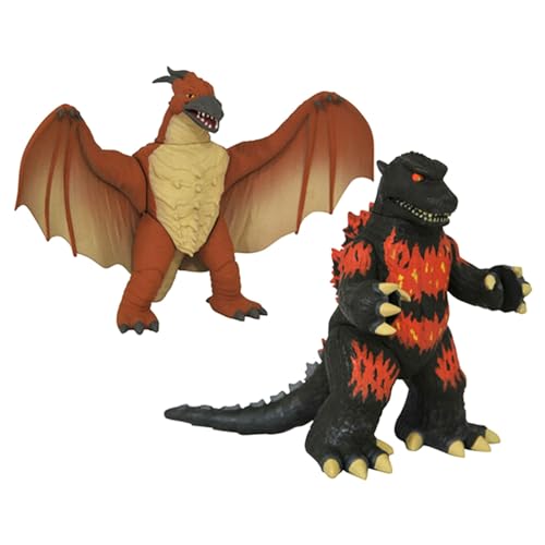 Diamond Select - Godzilla Burning Godzilla & Rodan Vinimate 2Pk von Diamond Select Toys