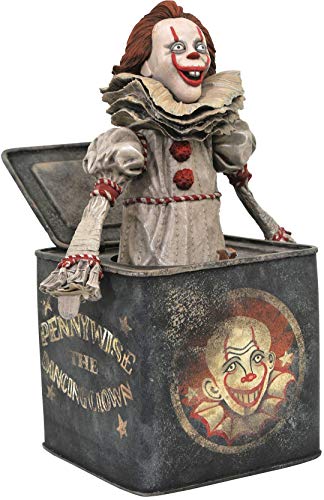 Diamond Select Toys DC Gallery: IT - Chapter 2 Pennywise in a Box PVC Statue (AUG192719) von Diamond Select Toys