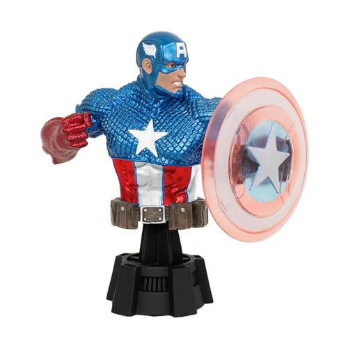Marvel Comics Buste 1/7 Captain America (Holo Shield) SDCC 2023 Exclusive 15 cm von Diamond Select Toys