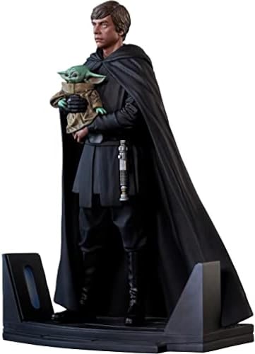 Diamond Star Wars Premier Collection: The Mandalorian - Luke Skywalker and Grogu Statue (1/7) (FEB222120) von Diamond Select Toys