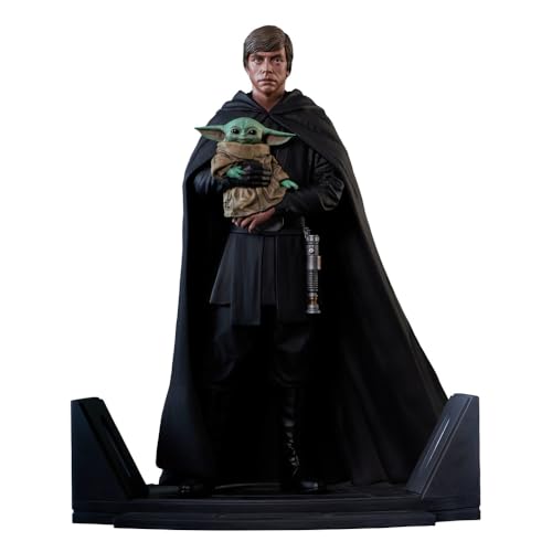 Diamond Star Wars Premier Collection: The Mandalorian - Luke Skywalker and Grogu Statue (1/7) (FEB222120) von Diamond Select Toys