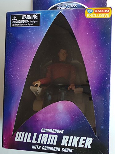 Star Trek TNG William T. Riker in Command Chair 18cm Actionfigur von Diamond Select Toys