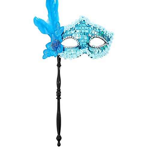 Diarypiece Maskerade Für Frauen Halbes Gesicht Mit Pailletten Karneval Halloween Kostüm Halloween Party Mit Karneval Maskerade Für Den Abschlussball von Diarypiece