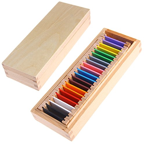 Diarypiece Monessori Sensorial Maerial Learning Color Able Box Wood Preschool Oy Educaional von Diarypiece