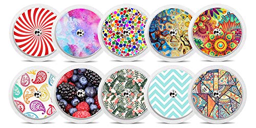 Diasticker® - Sticker für Freestyle Libre 2 Sensor - 10er Set "Colorful" von Diasticker