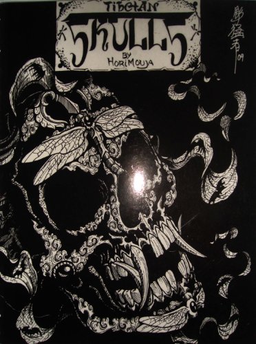 Diawell Japanische Tattoo Vorlagen Book Buch Tibetan Skulls 50 Seiten A4 von Diawell