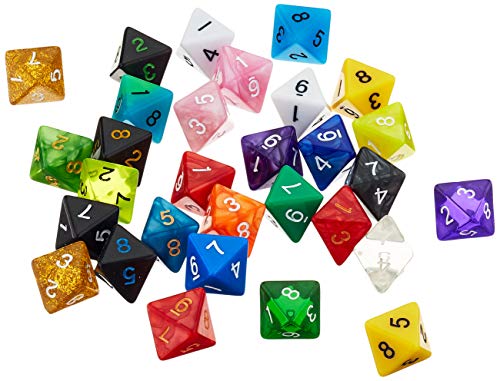 Dice4friends 70784 - Würfelset D8 Mix-Set (30) von Dice4friends