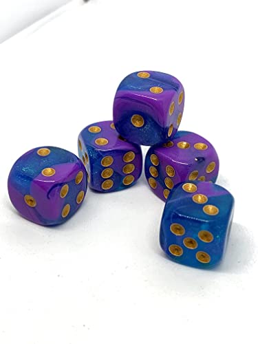 Dice4friends DIC37237 - Würfelset D6 Galaxy: Orbit (12) von Dice4friends