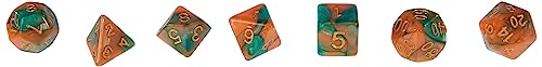 Dice4friends DIC37382 Würfelset Racing: Green Mango (7) Würfel von Dice4friends