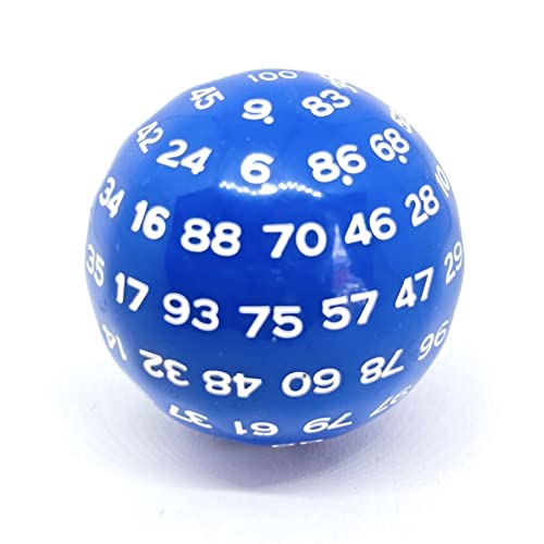 Würfel D100 Blue/White Würfel D100 Blue/White von Dice4friends