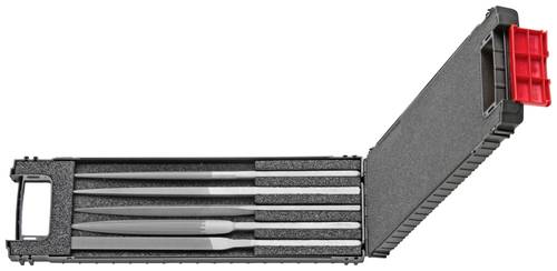 Dick 25002110 Feilensatz mit Griffangel, 5-teilig, Hieb1, in Plastikbox Länge 215mm 1 Set von Dick