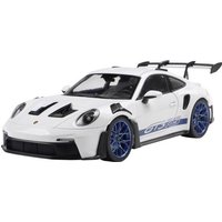 1:18 Porsche 911 GT3 RS 2024 weiß/blau von Dickie Spielzeug GmbH & Co. KG