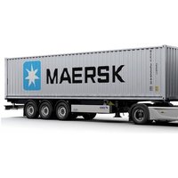 1:24 Container Anhänger grau von Dickie Spielzeug GmbH & Co. KG
