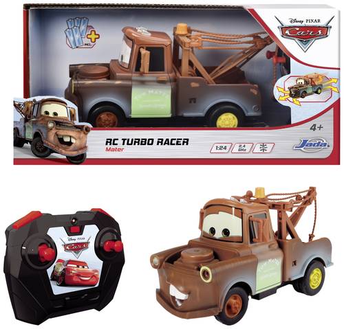 Dickie Toys 203084033 Cars Turbo Racer Mater 1:24 RC Einsteiger Modellauto Elektro Einsatzfahrzeug von Dickie Toys