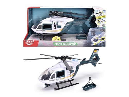 Dickie Guardia Civil Helikopter, 36 cm, Licht und Sound von Dickie Toys