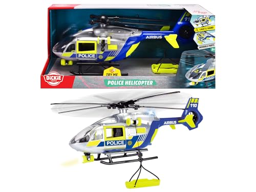 Dickie - Helikopter Police 36 cm, mit Lichtern, Geräuschen, Winde und Trage, 203716028038 Dickie - Helikopter Police 36 cm, mit Lichtern, Geräuschen, Winde und Trage, 203716028038 von Dickie Toys