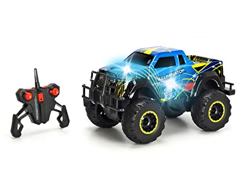 Dickie Toys RC Iluminator, ferngesteuertes Fahrzeug mit Licht- & Soundeffekten, RTR, 1:16, 33 cm, 10 km/h von Dickie Toys