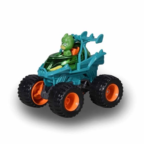 Dickie Toys PJ Masks Single Pack Gecko Mega Wheelz, inkl. Gecko-Figur, große Reifen, 1:64, 9 cm von Dickie Toys