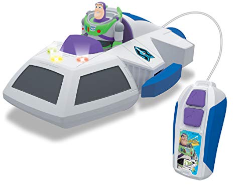 Dickie Toys Toy Story 4 Space Ship Buzz inkl. Buzz Lightyear Figur, ferngesteuertes Spielzeug Toy Story 4, Toy Story Spielzeug mit Funksteuerung, für Kinder ab 3 Jahren von Jada Toys