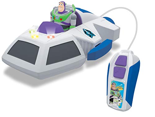 Dickie Toys Toy Story 4 Space Ship Buzz inkl. Buzz Lightyear Figur, ferngesteuertes Spielzeug Toy Story 4, Toy Story Spielzeug mit Funksteuerung, für Kinder ab 3 Jahren von Dickie Toys