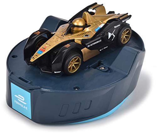 Dickie Toys Formula E Mini RC Auto, RC Rennauto mit 2-Kanal-Funkfernsteuerung, bis 6 km/h, Fernbedienung enthält Ladekabel für Fahrzeug, 3 Verschiedene Modelle, zufällige Auswahl, ab 3 Jahren von Dickie Toys