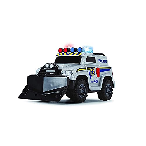 Dickie Toys 203302001 Polizei SUV mit Schiebeschild zum Abnehmen, Polizeiauto, Geländefahrzeug, Spielzeugauto mit Seilwinde, Licht & Sound, inkl. Batterien, 15 cm, ab 3 Jahren Dickie Toys 203302001 Polizei SUV mit Schiebeschild zum Abnehmen, Polizeiauto, Geländefahrzeug, Spielzeugauto mit Seilwinde, Licht & Sound, inkl. Batterien, 15 cm, ab 3 Jahren von Dickie Toys