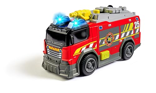 Dickie Toys – Feuerwehrauto – mit echter Wasserspritze, Sirene und Licht, Freilauf, 15 cm lang, Spielzeugauto für Kinder ab 3 Jahren Dickie Toys – Feuerwehrauto – mit echter Wasserspritze, Sirene und Licht, Freilauf, 15 cm lang, Spielzeugauto für Kinder ab 3 Jahren von Dickie Toys