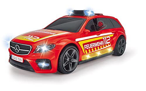 Dickie Toys - Feuerwehrauto Mercedes AMG E43 (30 cm) - motorisiertes Feuerwehr-Auto mit Licht & Sound - für Kinder ab 3 Jahren von Dickie Toys