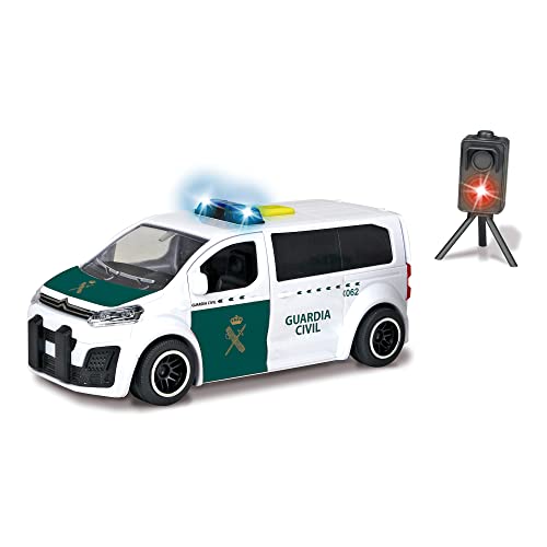 Dickie Toys - Citroen Guardia Civil Vans, 15 cm, inkl. Radar, Licht und Sound, geeignet ab 3 Jahren (203713015SI1) von Dickie Toys