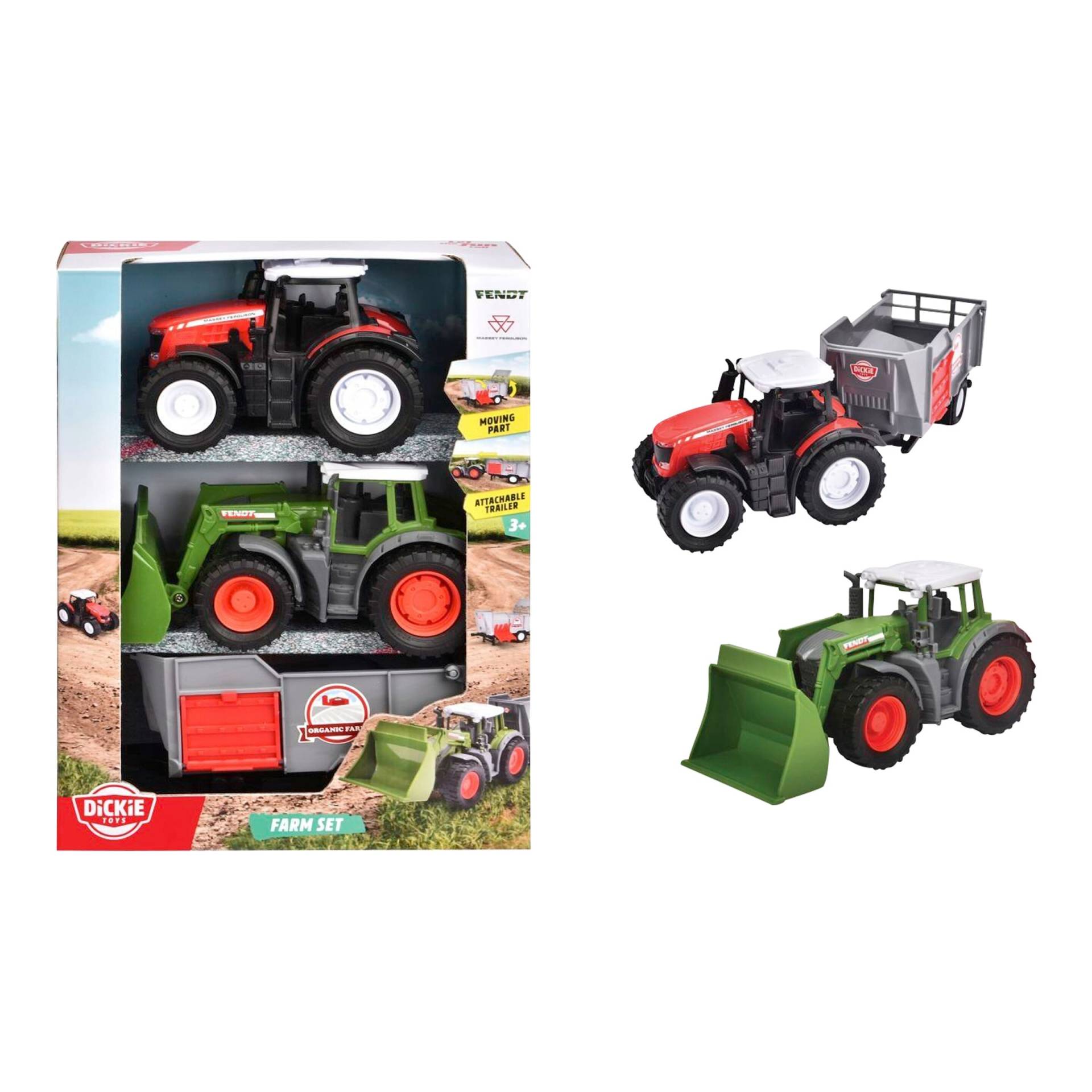 Dickie Toys Farm Set - Fendt & Massey Ferguson von Dickie Toys
