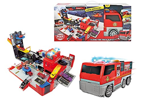 Dickie Toys Folding Fire Truck Playset Dickie Toys Folding Fire Truck Playset von Dickie Toys