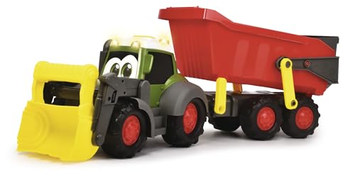 Dickie Toys ABC Traktor - Fahrzeug für Babys und Kleinkinder ab 1 Jahr, mit beweglichen Teilen, Licht und Sound, Abnehmbarer Anhänger, bewegliche Schaufel, Spielzeug zur Förderung der Motorik Dickie Toys ABC Traktor - Fahrzeug für Babys und Kleinkinder ab 1 Jahr, mit beweglichen Teilen, Licht und Sound, Abnehmbarer Anhänger, bewegliche Schaufel, Spielzeug zur Förderung der Motorik von Dickie Toys