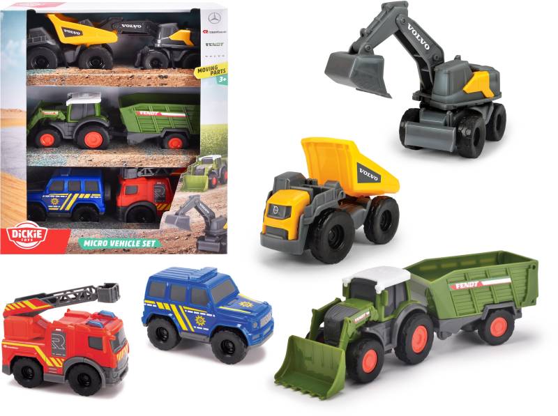 Dickie Toys Mini Spielzeugautos 5er-Pack von Dickie Toys