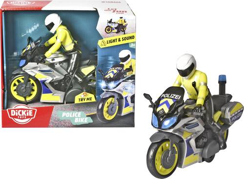 Dickie Toys Motorrad Modell Police Bike Fertigmodell Motorrad Modell von Dickie Toys