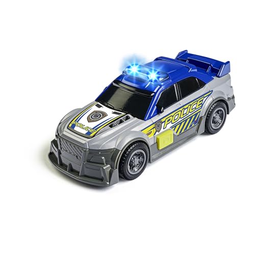 Dickie Toys – Polizeiauto – Polizeiwagen als Spielzeugauto, mit Freilauf, Licht- und Soundeffekten, für Kinder ab 3 Jahren Dickie Toys – Polizeiauto – Polizeiwagen als Spielzeugauto, mit Freilauf, Licht- und Soundeffekten, für Kinder ab 3 Jahren von Dickie Toys
