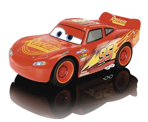 Jada Toys - RC Cars 3 Lightning McQueen 14 cm - Ferngesteuertes RC Auto mit 1-Kanal Funksteuerung - ab 3 Jahren von Jada Toys