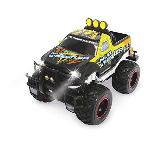 DICKIE 201119455 Toys - RC Ford F150 Mud Wrestler, Ferngesteuertes Auto für drinnen und draußen, 10 km/h, XL Monster Truck, mit Fernbedienung, für Kinder ab 6 Jahren von Dickie Toys