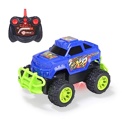 Dickie Toys - RC Monstertruck Rep Attack - ferngesteuertes Auto für Kinder ab 6 Jahre mit Fernbedienung (2-Kanal FS, 2,4GHz) und Batterien, 15,5 cm, bis 10 km/h von Dickie Toys
