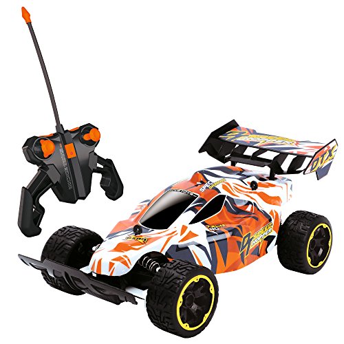 Dickie 201119465 Toys RC Speed Hopper, ferngesteuertes Spielzeugauto mit gefederten Radgabeln für Jungen und Mädchen ab 6 Jahren, 2-Kanal Funkfernsteuerung, Rennauto mit 10 km/h für Stunts Dickie 201119465 Toys RC Speed Hopper, ferngesteuertes Spielzeugauto mit gefederten Radgabeln für Jungen und Mädchen ab 6 Jahren, 2-Kanal Funkfernsteuerung, Rennauto mit 10 km/h für Stunts von Dickie Toys