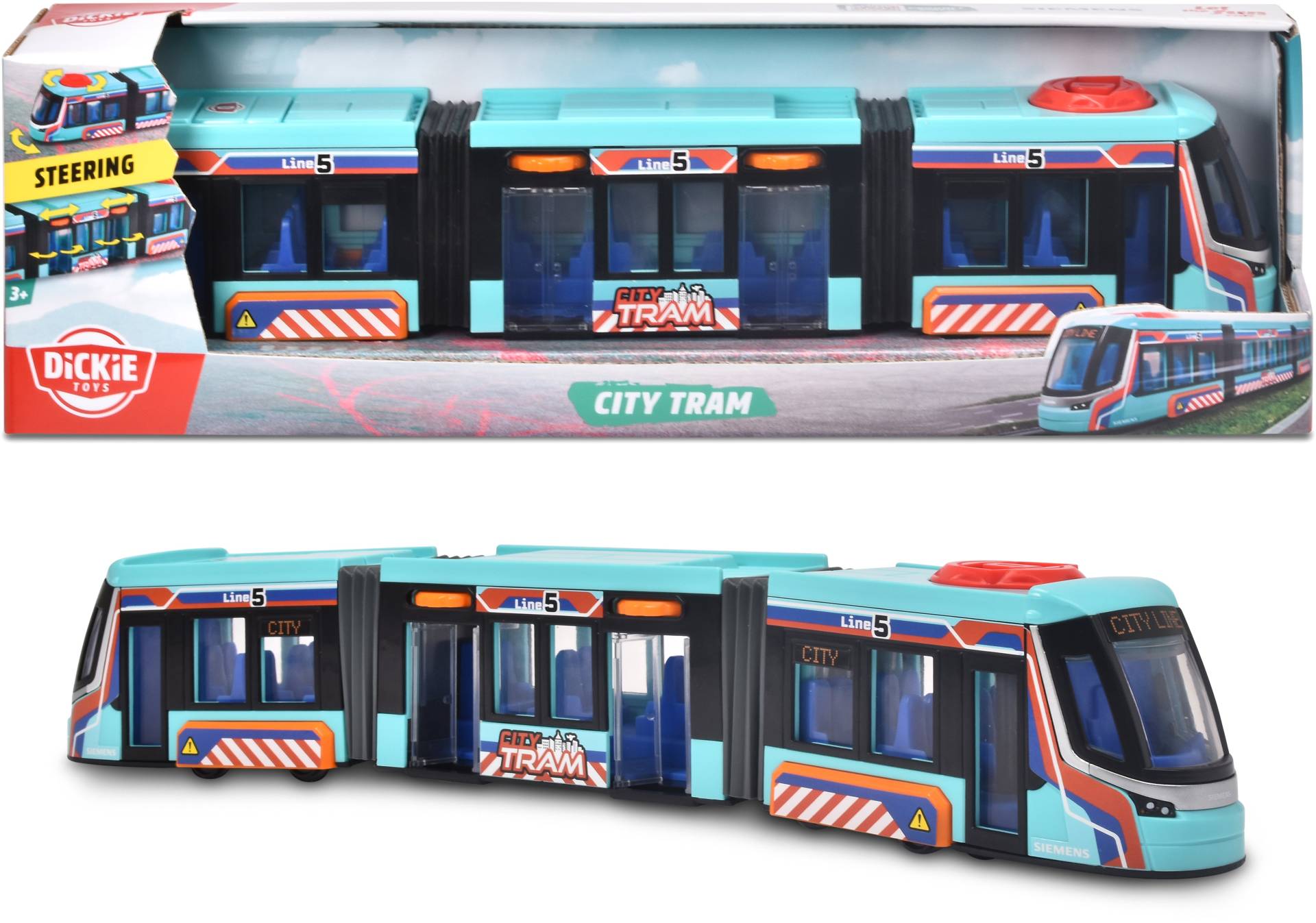 Dickie Toys Siemens Straßenbahn Dickie Toys Siemens Straßenbahn von Dickie Toys