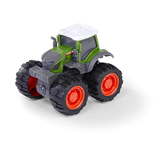 Dickie Toys - Spielzeug-Traktor Fendt Monstertruck, (9 cm), Kinder-Traktor mit Friktionsmotor, Vierradantrieb & XXL-Reifen, für Kinder ab 3 Jahren von Dickie Toys