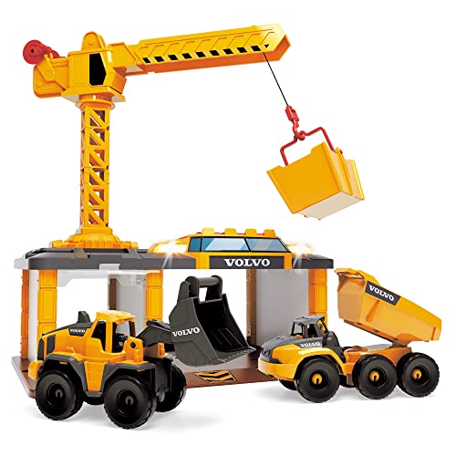 Dickie Toys Volvo Construction Station, Baustation, Spielstation, Baustelle von Dickie Toys