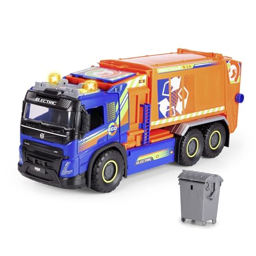 Dickie Toys - Volvo Giant Garbage Truck (55 cm) - extra-großes Müllauto mit Kippfunktion & Mülltonne, Spielzeug-Müllabfuhr für Kinder ab 3 Jahre mit Licht & Sound, inkl. Batterien Dickie Toys - Volvo Giant Garbage Truck (55 cm) - extra-großes Müllauto mit Kippfunktion & Mülltonne, Spielzeug-Müllabfuhr für Kinder ab 3 Jahre mit Licht & Sound, inkl. Batterien von Dickie Toys