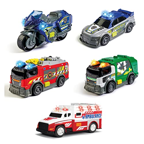 Dickie Toys A.S. 2033020133SP Kleinfahrzeug-Mix, 5 Typen von Dickie Toys