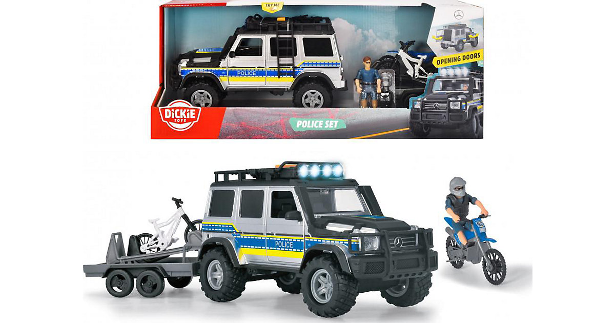 Go Real / Urban & Adventure Mercedes Police Set von Dickie Toys