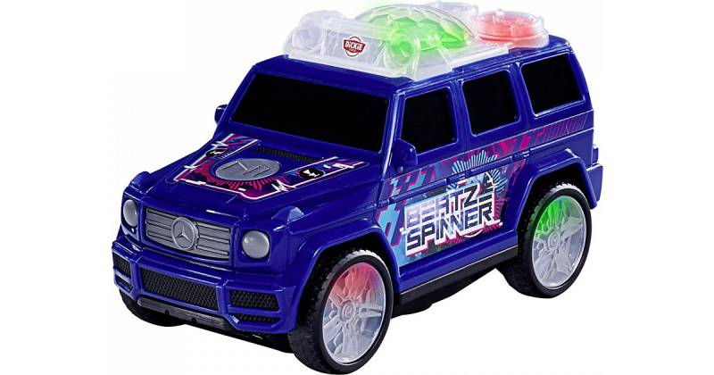 Mercedes-Benz G-Class Beat Spinner - Selbstfahrendes Spielzeug-Auto mit Elektro-Musiksounds mehrfarbig Modell 3 von Dickie Toys