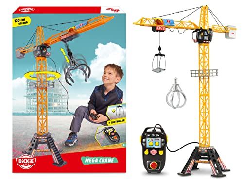 Next Page Dickie Toys 203462412 - Giant Crane, Kabelgesteuerter Kran, 120 cm hoch von Dickie Toys