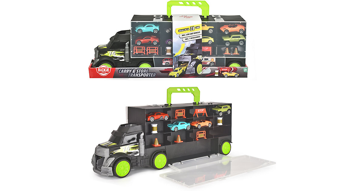 Small Truck Carry Case mit Rampe im Mitnehmkoffer inkl. 4 Die-Cast-Fahrzeuge Small Truck Carry Case mit Rampe im Mitnehmkoffer inkl. 4 Die-Cast-Fahrzeuge von Dickie Toys