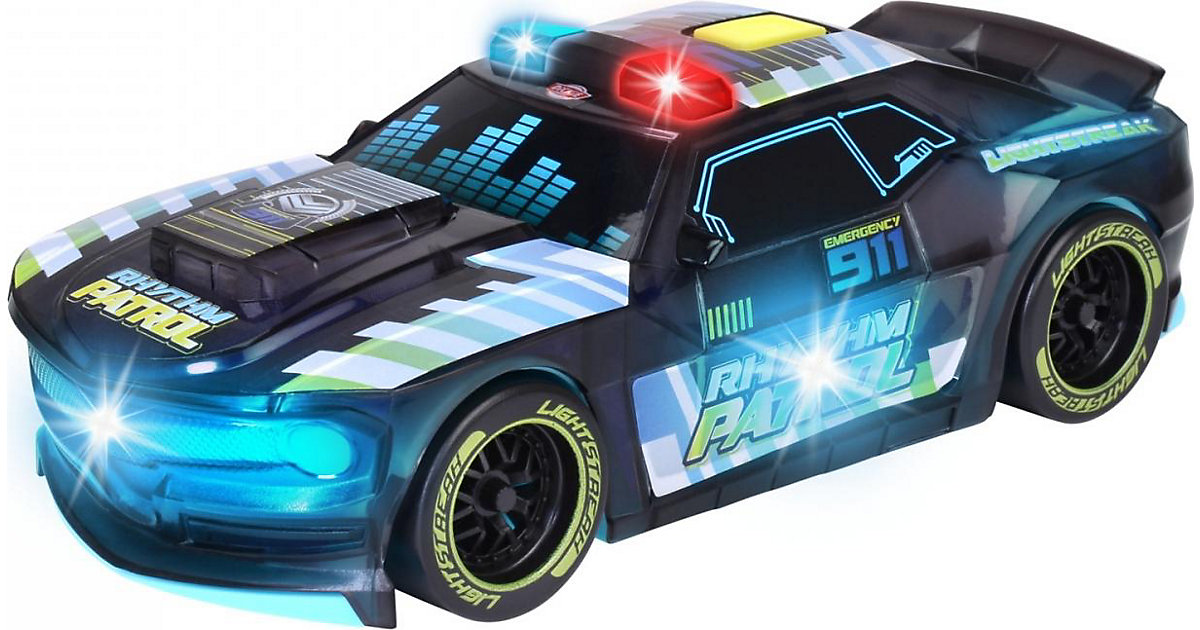 Spielzeugauto Rhythm Patrol mit Lichtwechsel & Musik, 20 cm schwarz Spielzeugauto Rhythm Patrol mit Lichtwechsel & Musik, 20 cm schwarz von Dickie Toys